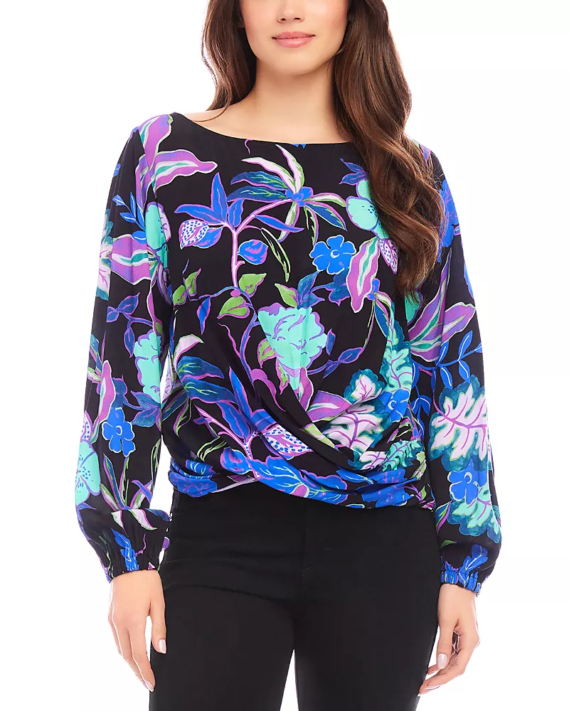 Karen Kane Floral Top