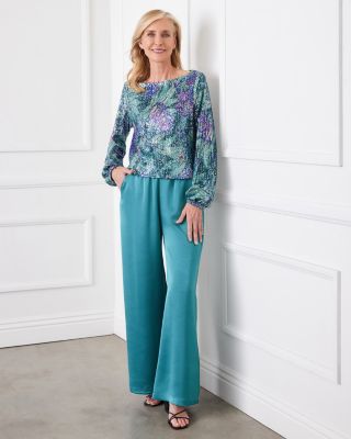 Satin Wide Leg Pants