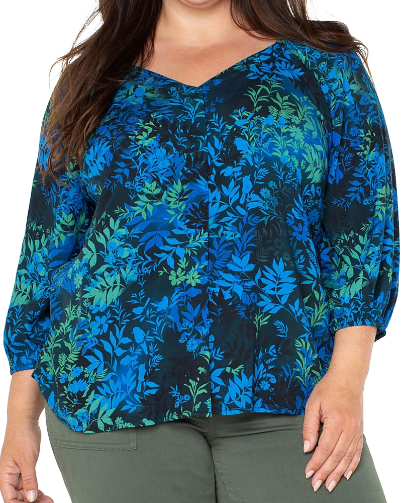 Liverpool Los Angeles Plus Printed Top