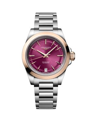 Longines - Conquest Sunray Purple Watch, 34mm