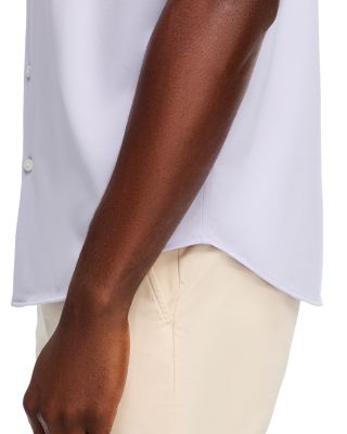 Irving Short-Sleeve Shirt in Structure Knit