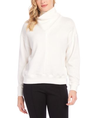 Karen Kane - Faux Wrap Turtleneck Top