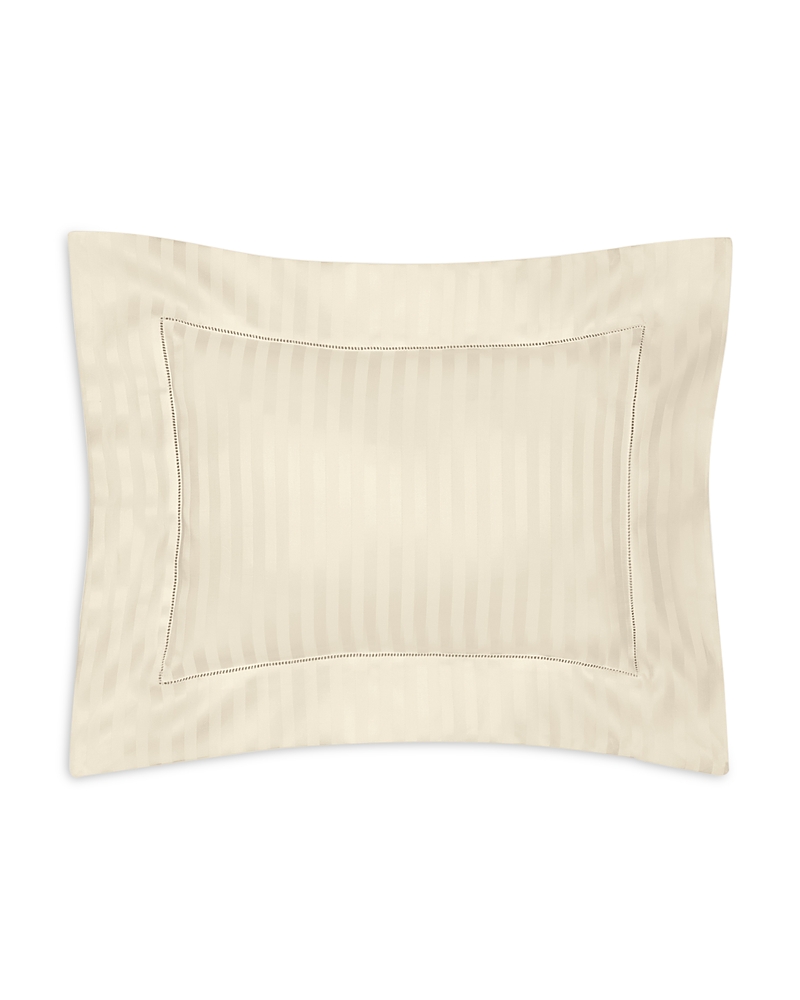 Pratesi Raso Rigato Boudoir Sham In Beige