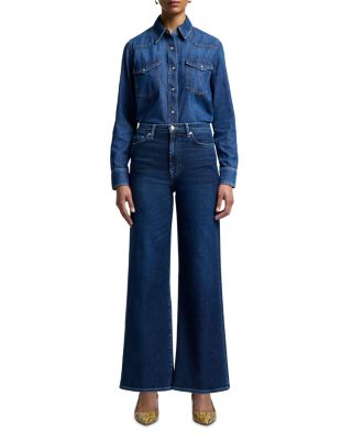 Ultra High Rise Wide Leg Jeans in Paradise Cove