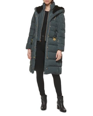 Belted Puffer Coat