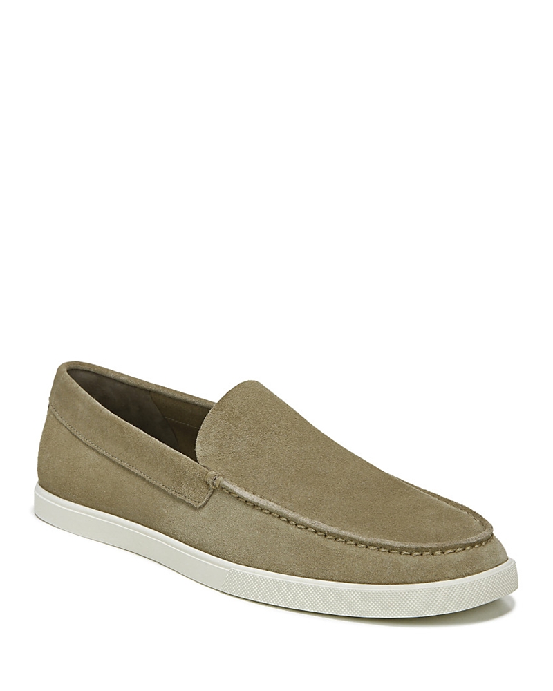 Vince Men's Sonoma Moc Toe Loafers In Flint