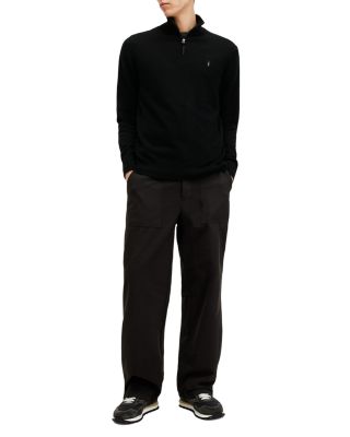 Kilburn Wool & Nylon Regular Fit Quarter Zip Sweater