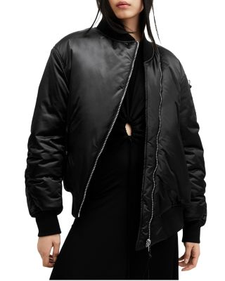 ALLSAINTS - Roomer Asymmetrical Zip Bomber Jacket