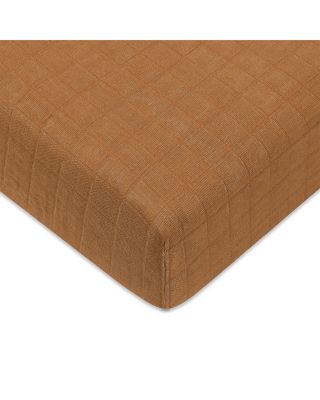 Crib Sheet in GOTS Certified Organic Muslin Cotton
