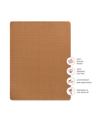 All Stages Midi Crib Sheet in GOTS Certified Organic Muslin Cotton