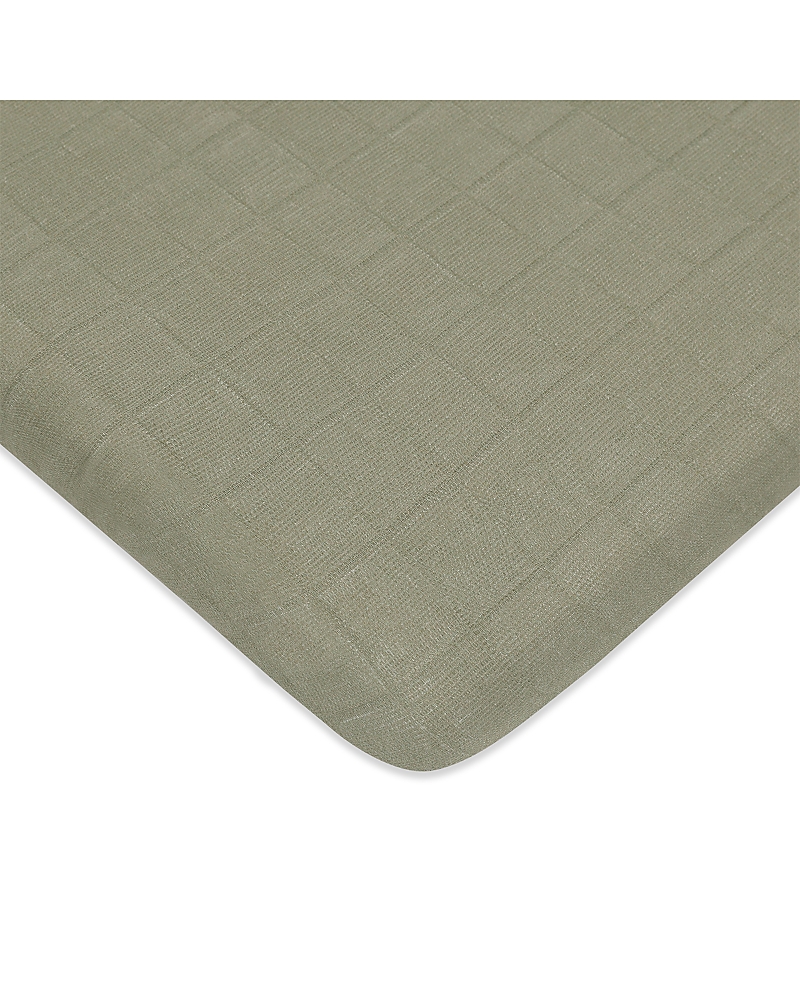 Babyletto All Stages Midi Crib Sheet in Gots Certified Organic Muslin Cotton