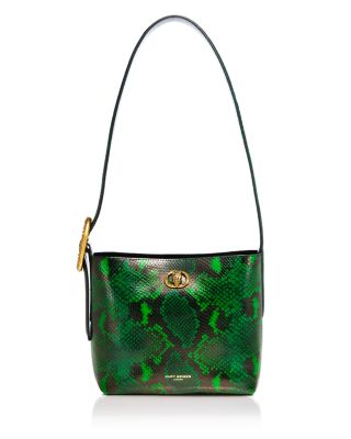 KURT GEIGER LONDON - Chelsea Snake Embossed Leather Shoulder Bag