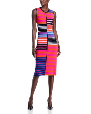 Elie Tahari - The Selina Stripe Sweater Dress