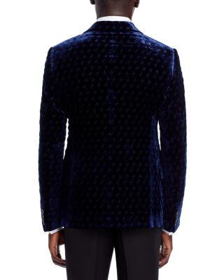 Slim Fit Peak Lapel Velvet Jacket - Exclusive