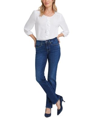 Marilyn High Rise Straight Jeans in Jordan