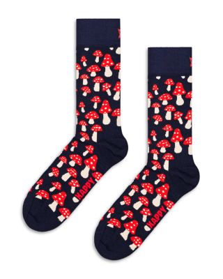 Happy Socks - Mushroom Crew Socks