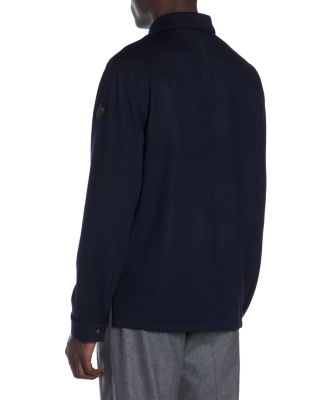 Wool, Cotton & Nylon Shirt Jacket 