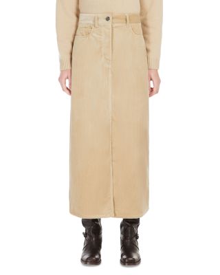 Weekend Max Mara - Ghiotto Cotton Corduroy Midi Skirt