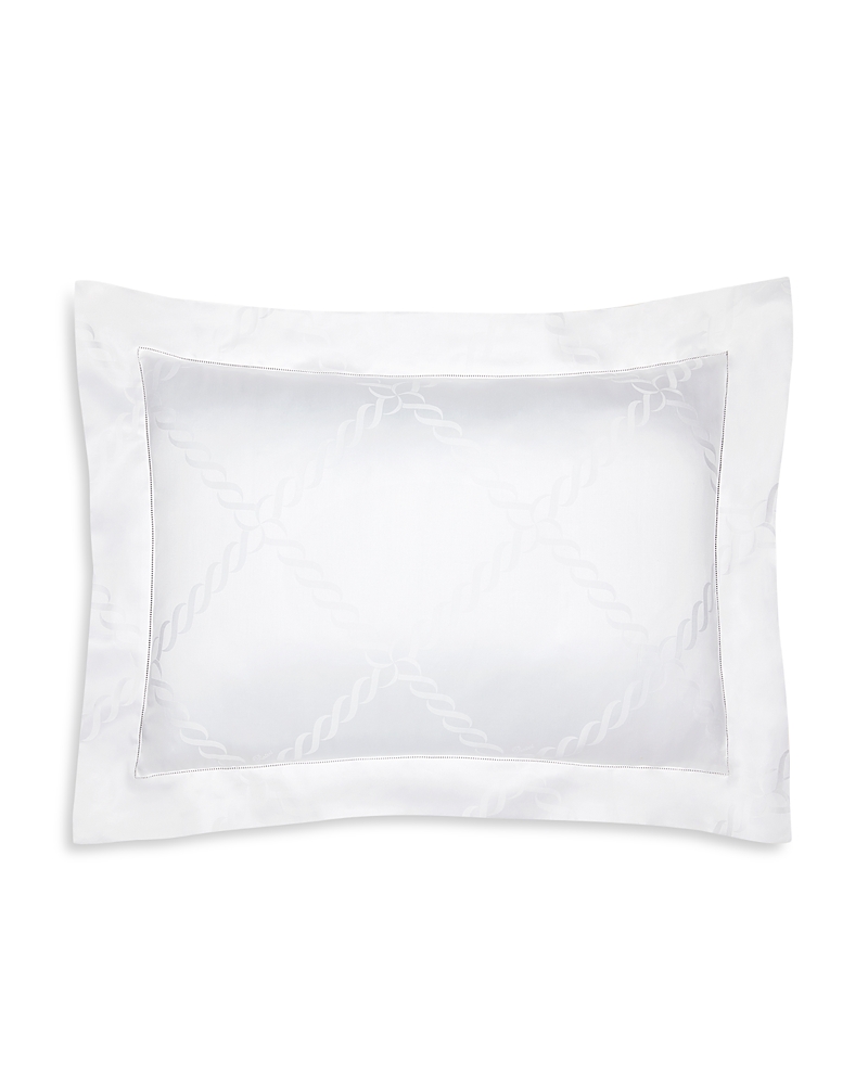 Pratesi Ori Treccia King Sham In White