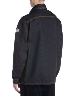 Denim Topstitched Shirt