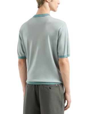 Short Sleeved Crewneck Sweater Tee