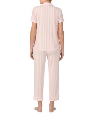 Short Sleeve Cropped Pajama Set