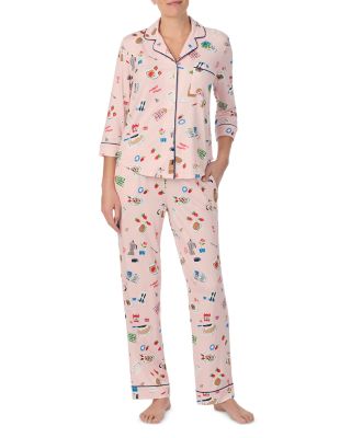 kate spade new york - Three Quarter Sleeve Pajama Set