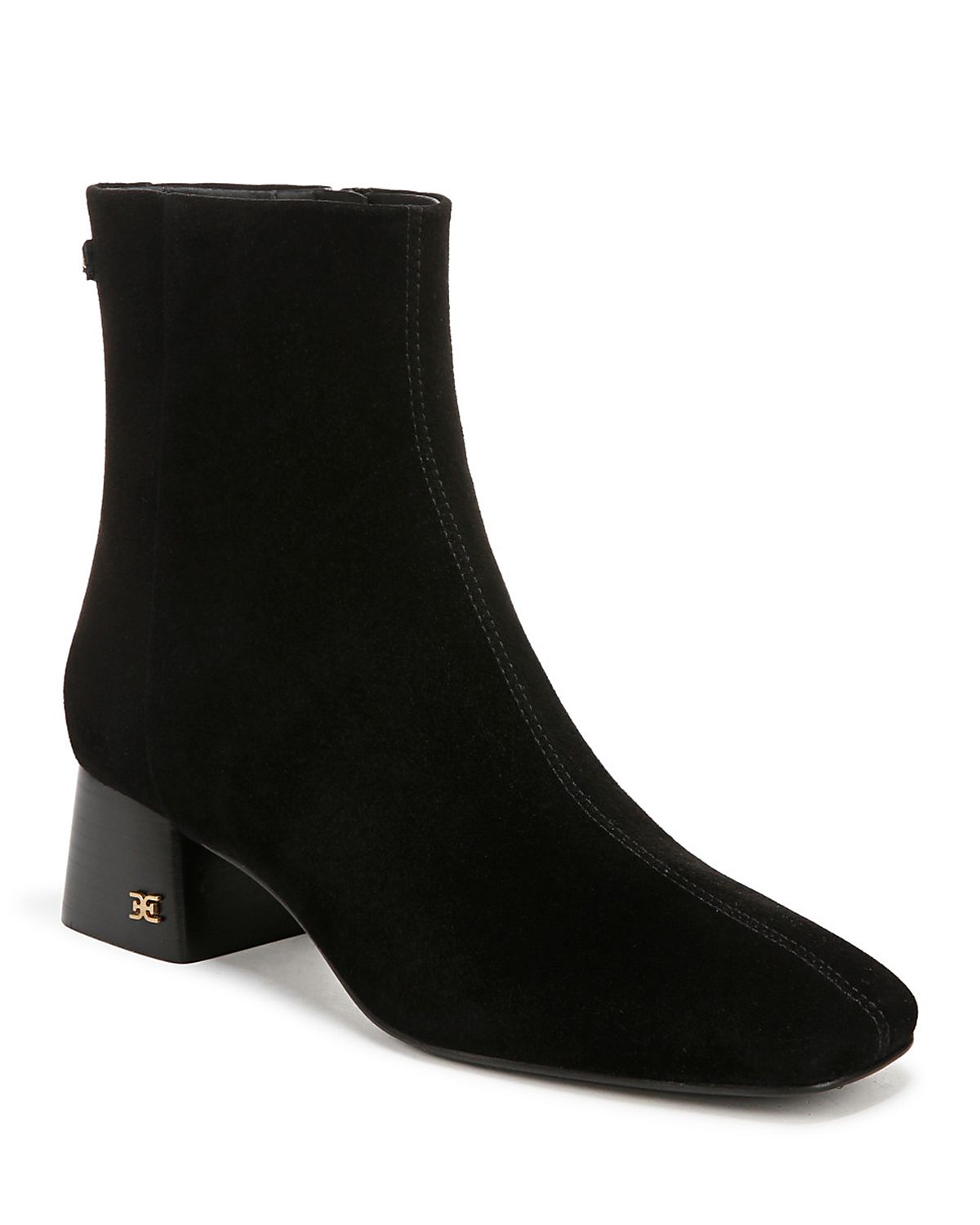 Sam Edelman Women's Paige Square Toe Block Heel Ankle Booties