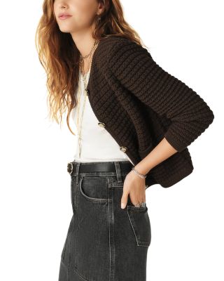 Gaspard Crewneck Cardigan Sweater