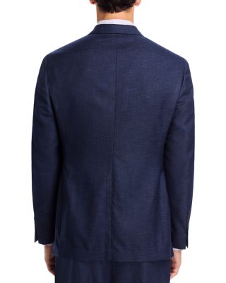 Melange Solid Unstructured Slim Fit Suit Jacket