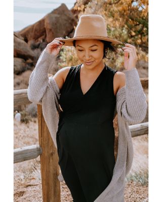 Francesca Surplice Maternity Jumpsuit