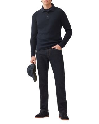 Eastern Bush Regular Fit Knit Long Sleeve Polo Shirt