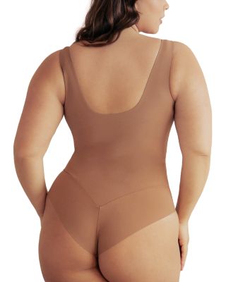 Scoop Neck Hourglass Shapewear Cheeky Bodysuit