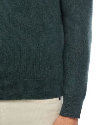 Slate Green Cashmere Crewneck Sweater - Exclusive