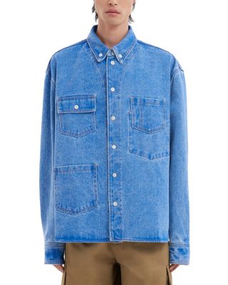 Marni Denim Button Down Shirt | Bloomingdale's