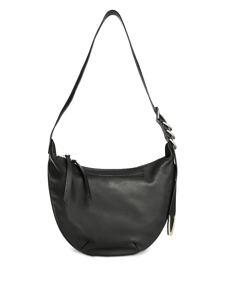 Rag & Bone Spire Leather Hobo Bag In Black