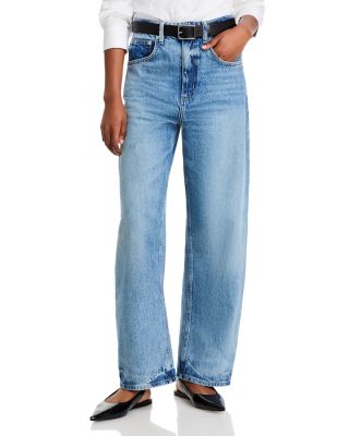 FRAME - High Rise Barrel Jeans in Divine