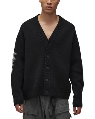Y-3 Graphic Knit Cardigan Sweater