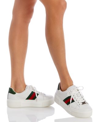 【GUCCI】SNEAKER LEATHER ULTRALIGHT PLUME◆812713AAECR Gucci Women's Ultralight Plume Low Top Sneakers | Bloomingdale's