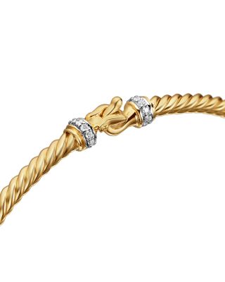 Cable Collectibles Buckle Bracelet in 18K Yellow Gold, 2.6mm
