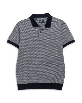 Leeson Cotton Geo Sports Fit Polo Shirt 