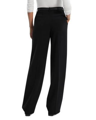 Theory Admiral Crepe Relaxed Straight Pants | Bloomingdale's