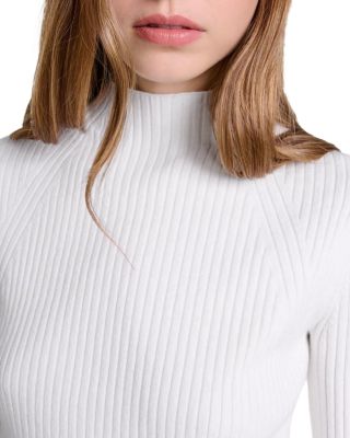 Maude Rib Knit Short Sleeve Sweater