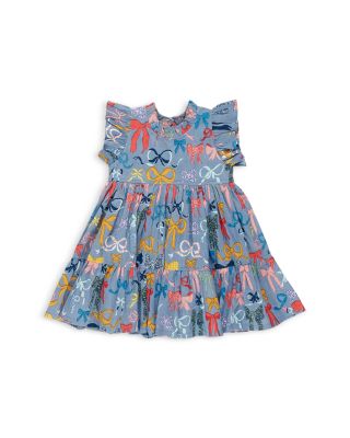 Pink Chicken Girls' Jennifer Bows on Bows Dress - Little Kid