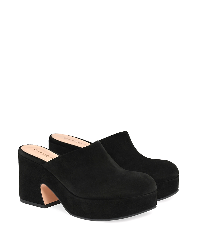 Shop Gianvito Rossi Women's Lyss Mules In Black