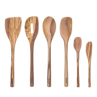 Tovolo 6 Piece Olivewood Utensil Set | Bloomingdale's