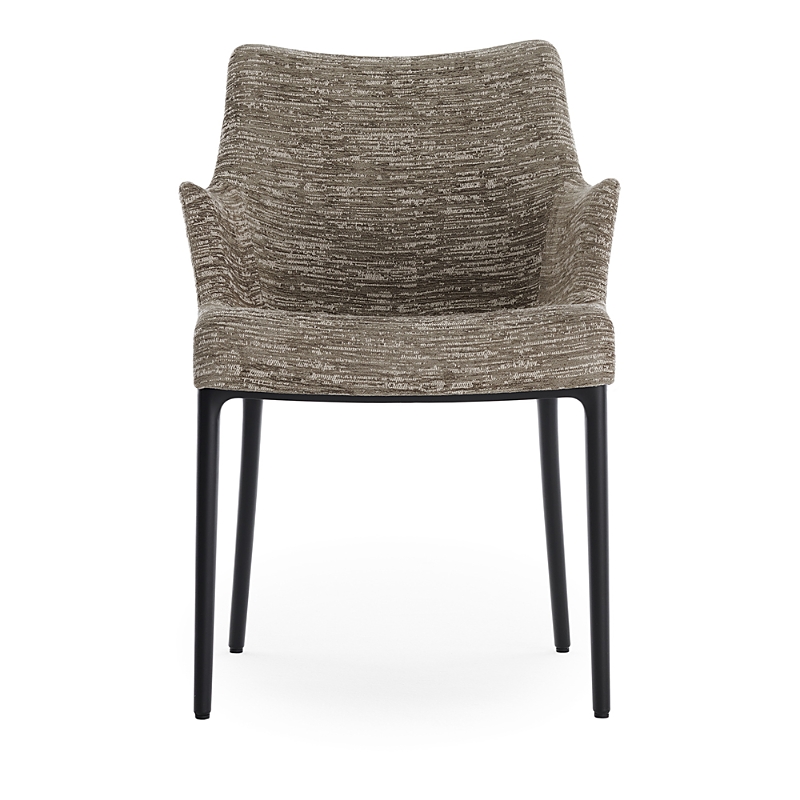 Kartell K Waiting Curved Armchair In Dove Gray