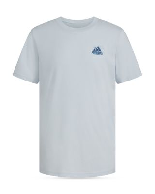 Adidas - Boys' Short Sleeved Bleach Wash Logo Graphic Tee - Big Kid