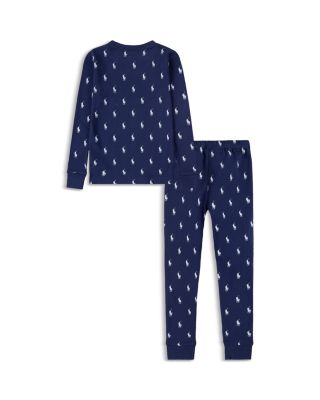 Boys' Woven Long Top and Joggers Sleepwear Set  - Little Kid