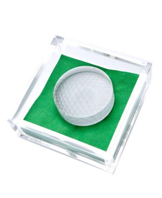 Tara Wilson Designs Golf Ball Cocktail Napkin Holder